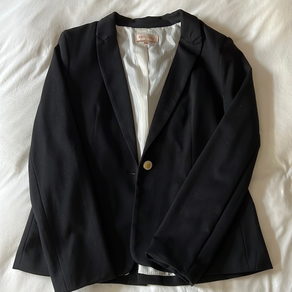 Philosophy by Republic Black Blazer